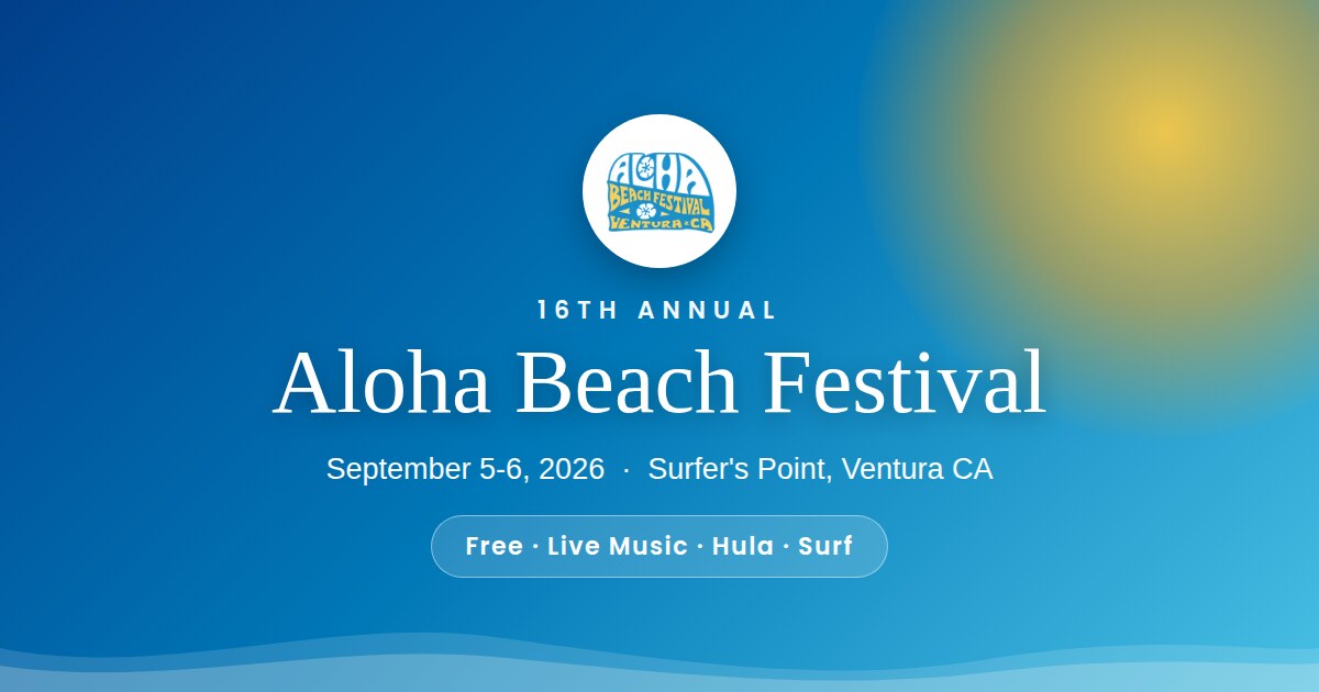 Current official image or flyer preview for Aloha Beach Festival