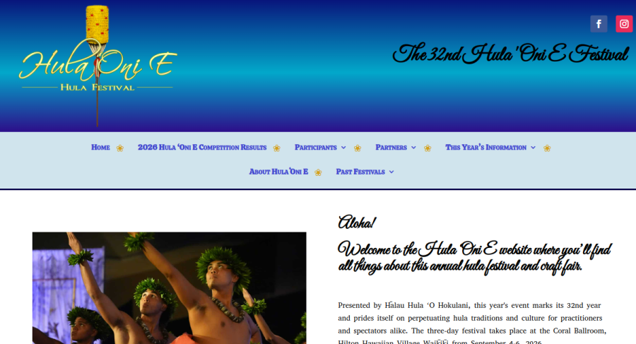 Current official image or flyer preview for Hula ʻOni E Festival & Craft Fair