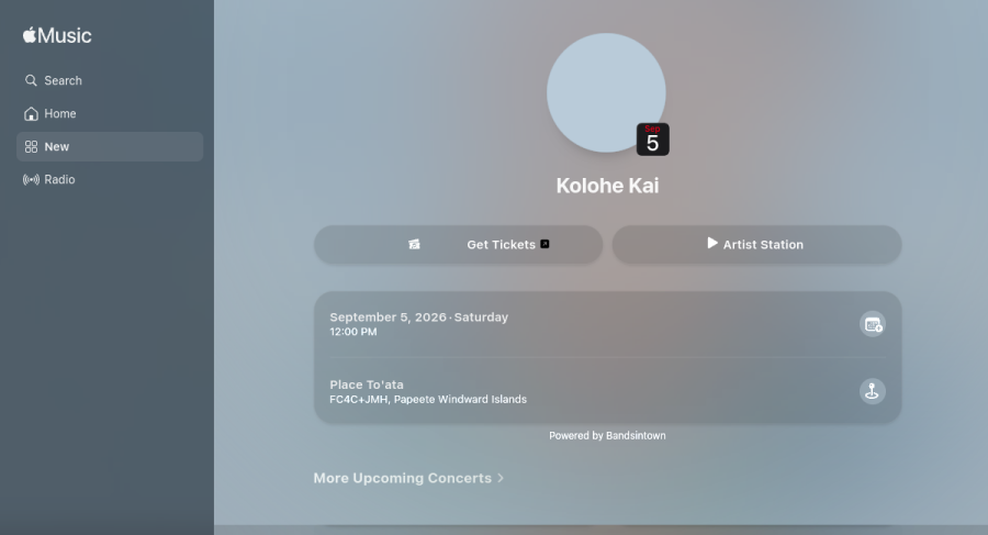 Current official image or flyer preview for Kolohe Kai — One Vibes Tahiti